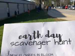 Earth Day scavenger hunt